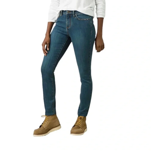 Prana Mid Rise Sienna Stretch Denim Skinny Jean Blue Size 27 NWT - Picture 16 of 16